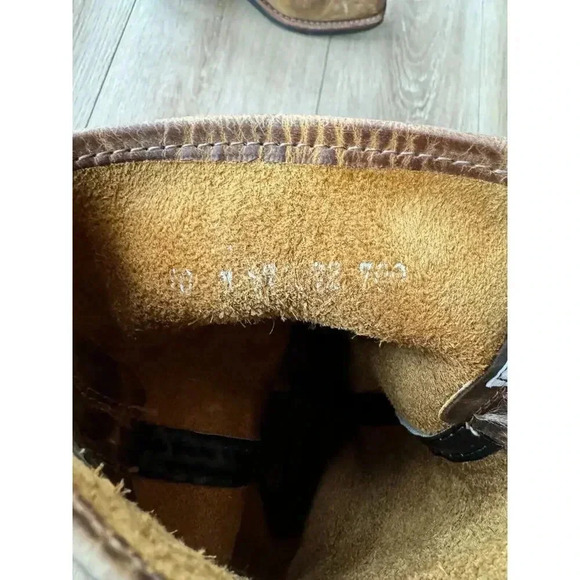 Frye Harness Distressed Look Motorcycle Riding Boot 77300-3 Boot USA Women's 10M - Picture 6 of 9